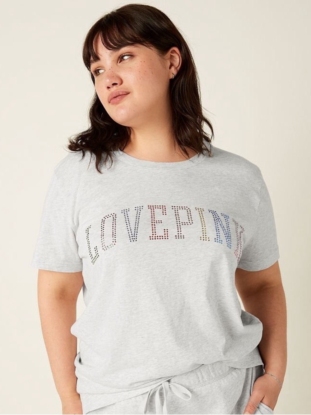 PINK Victoria’s Secret Rhinestone Tee